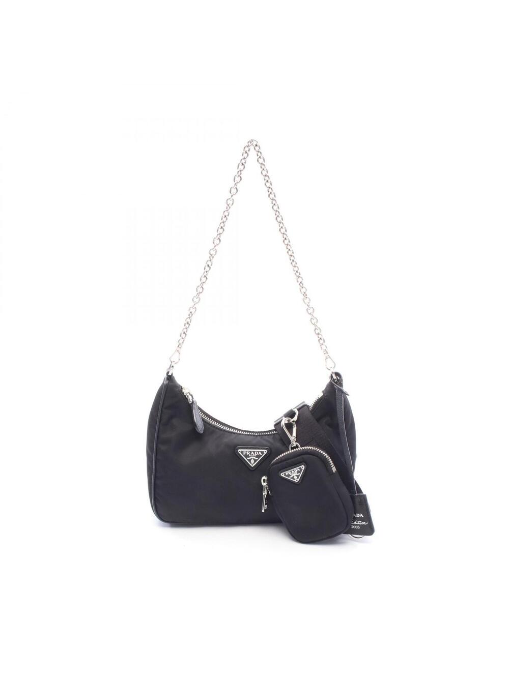 Prada Re-Edition Chain Shoulder Handbag #361464P13B